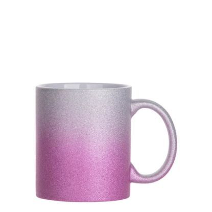 Εικόνα της MUG 11oz (GLITTER) SILVER+PURPLE gradient