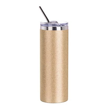 Εικόνα της Skinny Tumbler 20oz GOLD Glitter