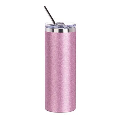 Εικόνα της Skinny Tumbler 20oz PINK Glitter