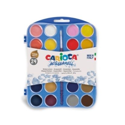 Εικόνα της ΝΕΡΟΧΡΩΜΑΤΑ CARIOCA 24 PLASTIC CASE 30mm