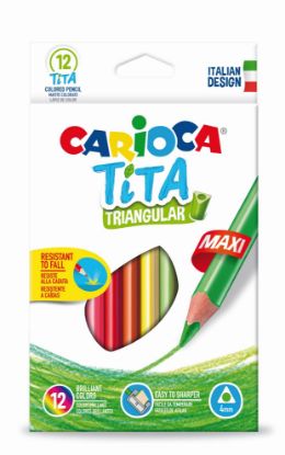 Εικόνα της ΞΥΛΟΜΠΟΓΙΕΣ CARIOCA 42791 TITA TRIO MAXI 12τεμ