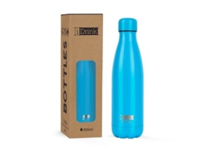 Εικόνα της ΠΑΓΟΥΡΙ i DRINK ID0001 THERMAL BOTTLE 500ml BLUE