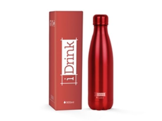 Εικόνα της ΠΑΓΟΥΡΙ i DRINK ID0022 THERM BOTTLE 500ml MAT RED