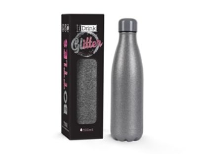 Εικόνα της ΠΑΓΟΥΡΙ i DRINK ID0030 THERM BOTTLE 500ml GLITTER SILVER