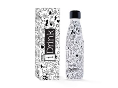 Εικόνα της ΠΑΓΟΥΡΙ i DRINK ID0082 THERM BOTTLE 500ml DOODLES