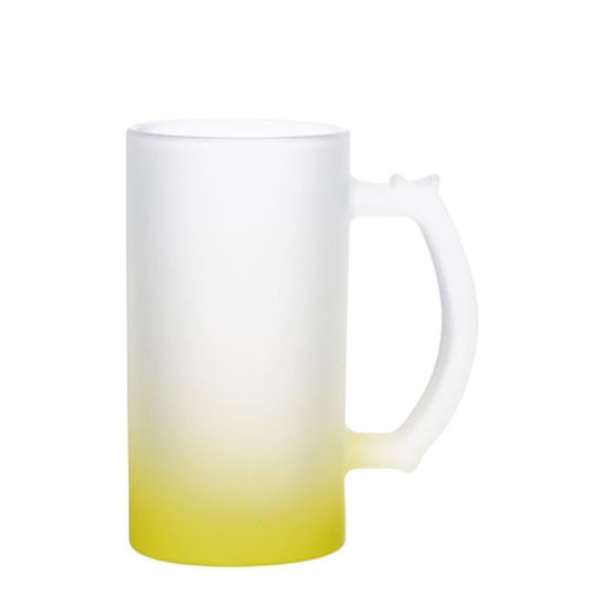 Εικόνα της Ποτήρι Μπύρας (Frosted) YELLOW Gradient 16oz