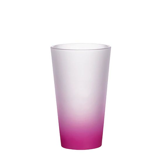 Εικόνα της MUG GLASS -17oz LATTE (FROST) PURPLE Gradient