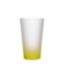 Εικόνα της MUG GLASS -17oz LATTE (FROST) YELLOW Gradient