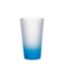 Εικόνα της MUG GLASS -17oz LATTE (FROST) BLUE L.Gradient