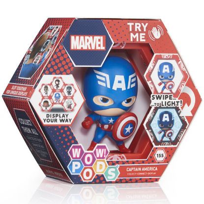 Εικόνα της WOW! POD Marvel Captain America led figure