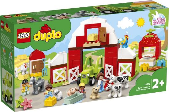 Εικόνα της LEGO Duplo Barn,Tractor And Farm Animal Care (10952)