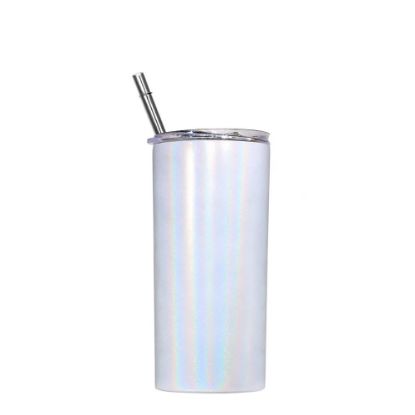 Εικόνα της Skinny Tumbler 16oz WHITE Sparkling