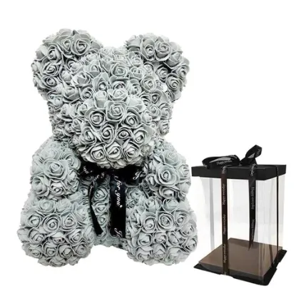 Εικόνα της ROSE BEAR GREY 30CM