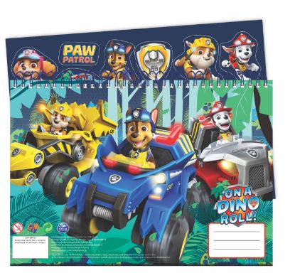 Εικόνα της ΜΠΛΟΚ ΖΩΓΡΑΦΙΚΗΣ 23X33 40Φ+STICKERS PAW PATROL GIM 