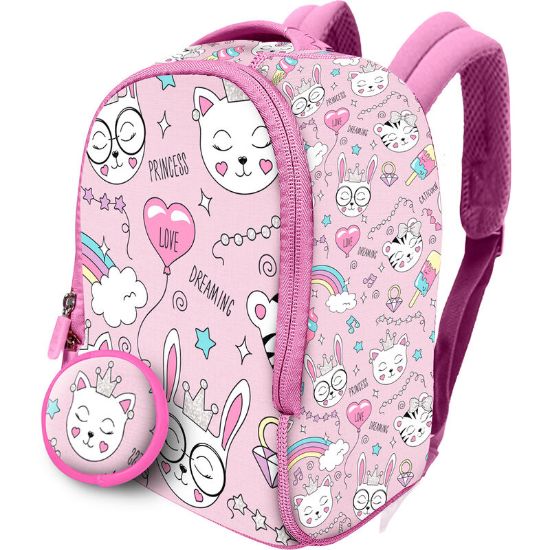 Εικόνα της Cats Backpack + purse neoprene backpack 26cm