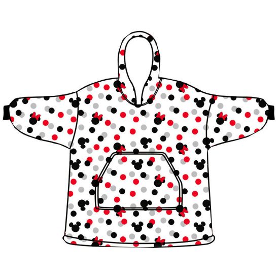 Εικόνα της Disney Minnie oversize sweatshirt coat adult coral