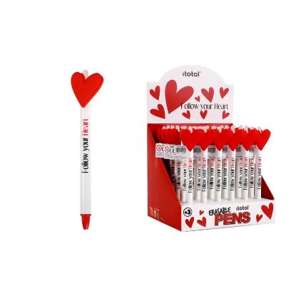 Εικόνα της ΣΤΥΛΟ I-TOTAL XL2177E HEARTS ERASABLE PEN