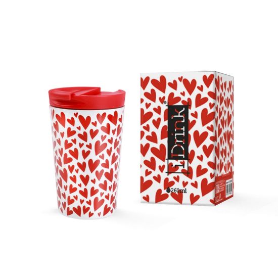 Εικόνα της ΚΟΥΠΑ I DRINK ID0246 TRAVEL MUG 260ML HEART