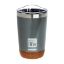 Εικόνα της Light Grey (Cork Bottom) Coffee Thermos 370ml | Διαφανές Καπάκι