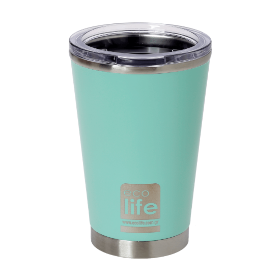 Εικόνα της Mint Coffee Thermos 370ml | Διαφανές Καπάκι