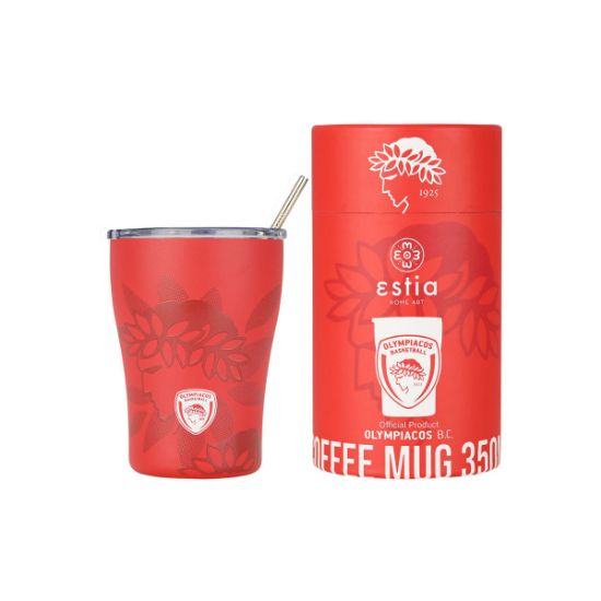 Εικόνα της ΘΕΡΜΟΣ COFFEE MUG OLYMPIACOS BC EDITION 350ml