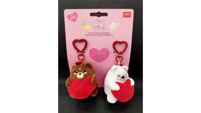 Εικόνα της SET OF 2 PLUSH KEY RINGS