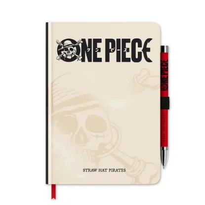 Εικόνα της Premium Τετράδιο Α5 και Στυλό με Φωτάκι NETFLIX ONE PIECE
