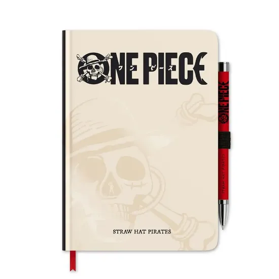 Εικόνα της Premium Τετράδιο Α5 και Στυλό με Φωτάκι NETFLIX ONE PIECE