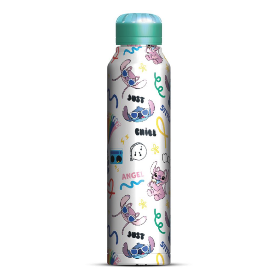 Εικόνα της Lilo & Stitch (You ‘re my fave) Stitch & Angel Slim Metal Drinks Bottle