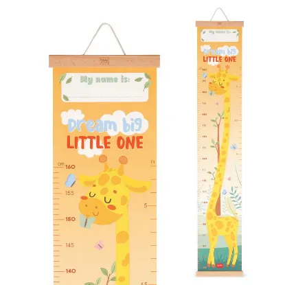 Εικόνα της Wall-hanging Height Chart - Dream Big Little -GIRAFFE 