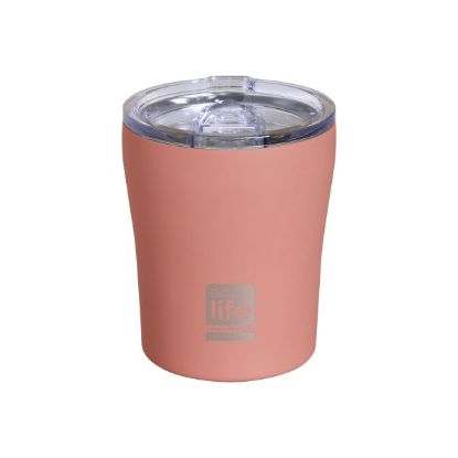 Εικόνα της Ροζ (Matte) Coffee Thermos 300ml