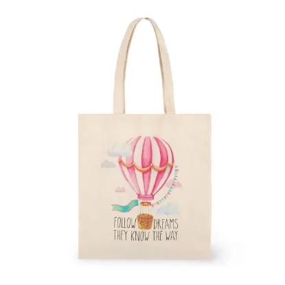 Εικόνα της Cotton Tote Bag-AIR BALLOON