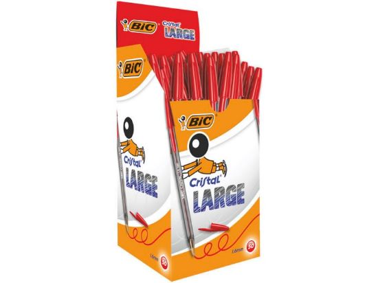 Εικόνα της ΣΤΥΛΟ BIC CRISTAL LARGE ΚΟΚΚΙΝΟ 1,6mm
