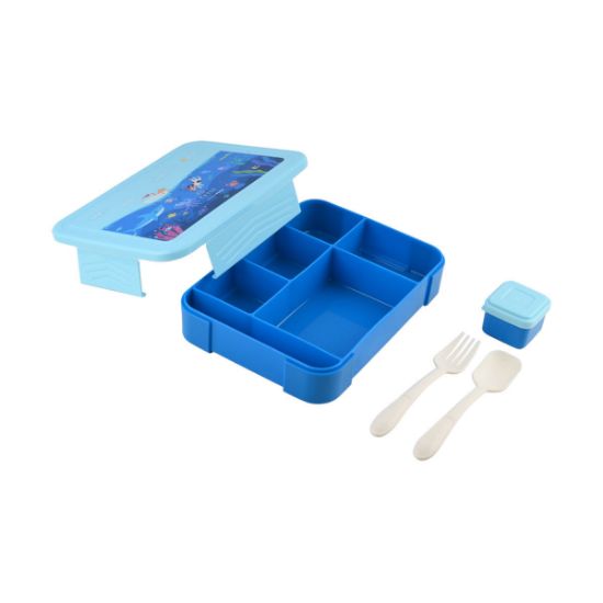 Εικόνα της ΠΑΙΔΙΚΟ ΦΑΓΗΤΟΔΟΧΕΙΟ SAVE THE AEGEAN 1330ml ΜΕ 5 ΘΗΚΕΣ OCEAN PLAY