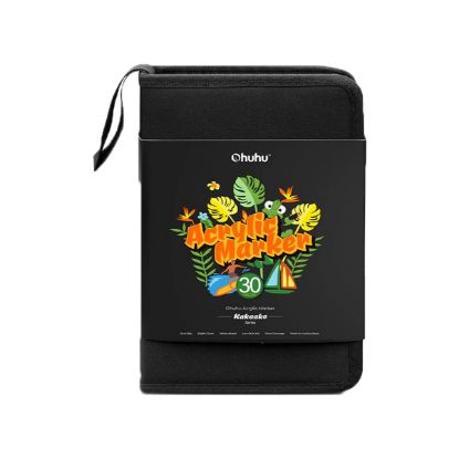 Εικόνα της Ohuhu Acrylic Markers Σετ 30 Ανεξίτηλων Ακρυλικών Μαρκαδόρων Διπλής Μύτης