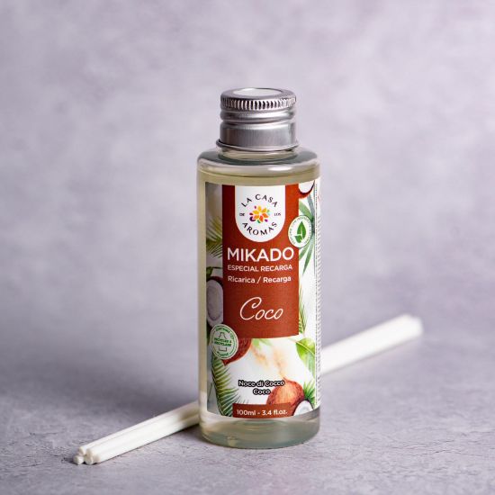 Εικόνα της Αρωματικό χώρου με sticks Καρύδα 100ml