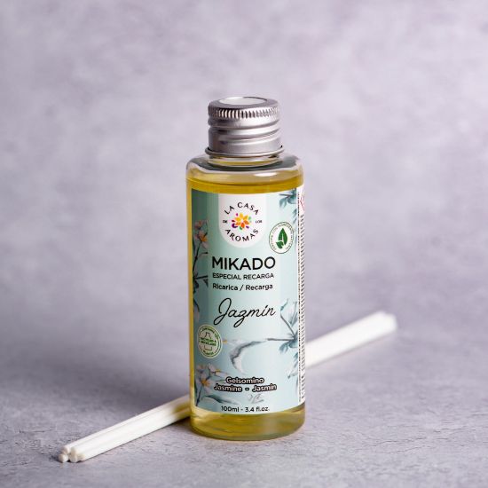 Εικόνα της Αρωματικό χώρου με sticks Γιασεμί 100ml