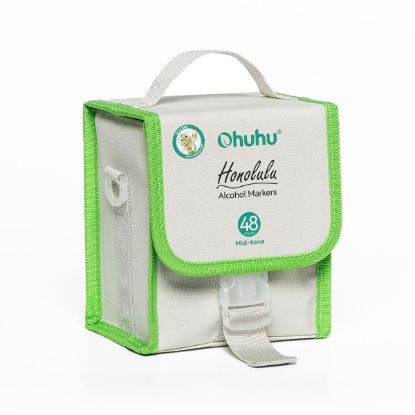 Εικόνα της Ohuhu Honolulu Alcohol Markers Σετ Μαρκαδόρων 48 Mid-tone χρωμάτων Brush & Chisel
