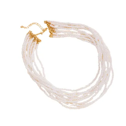 Εικόνα της Κολιέ με πολλές σειρές πέρλας