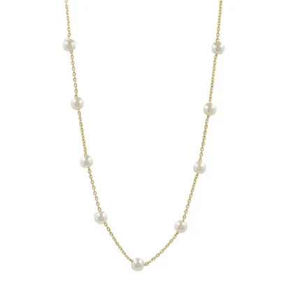 Εικόνα της Κολιέ με αλυσίδα και πέρλες 