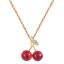 Εικόνα της "Cherry" Necklace, 18K Gold Plated Steel