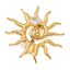 Εικόνα της "Sun" Ring, 18K Gold Plated Steel