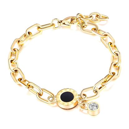 Εικόνα της Bracelet, 18K Gold Plated Steel