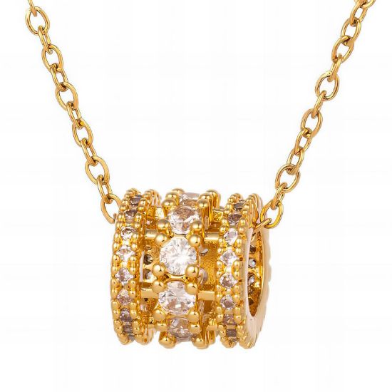 Εικόνα της Necklace, 18K Gold Plated Steel