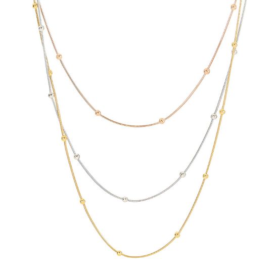 Εικόνα της Necklace, 18K Gold Plated Steel