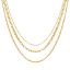 Εικόνα της Necklace, 18K Gold Plated Steel