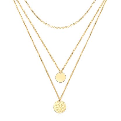 Εικόνα της Necklace, 18K Gold Plated Steel