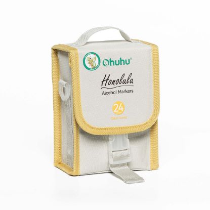 Εικόνα της Ohuhu Honolulu Alcohol Markers Σετ Μαρκαδόρων 24 Skin tone χρωμάτων Brush & Chisel