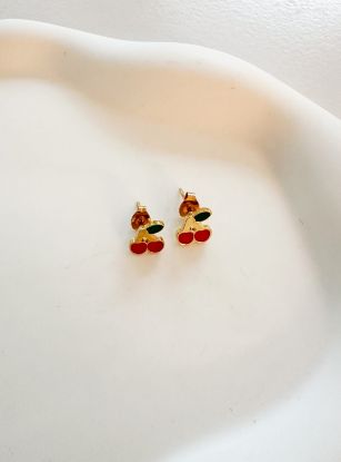Εικόνα της Mini Cherries Earrings