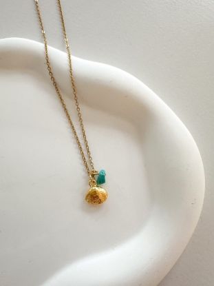 Εικόνα της Mini Clam Necklace Golden